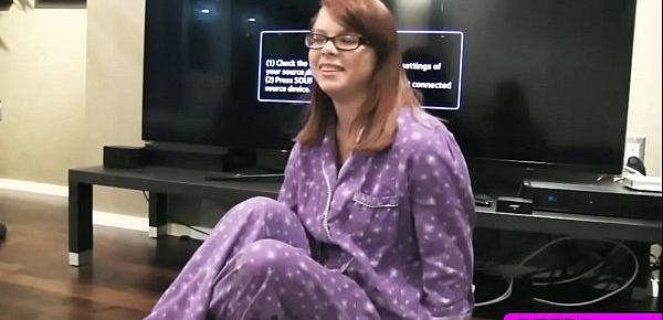 College babes in a pajama lesbian party fuck
